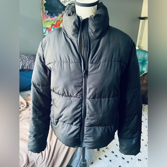 Joe Fresh Black Puffer Jacket - Picture 1 of 7